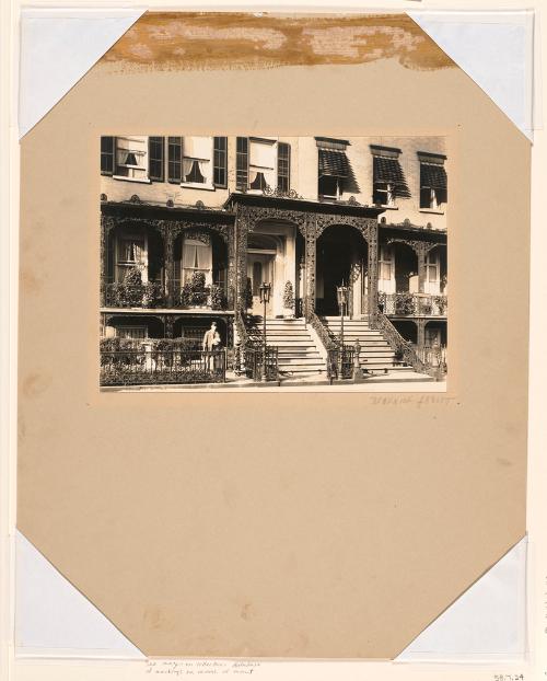 Grammercy Park West, #3-5 by Berenice Abbott