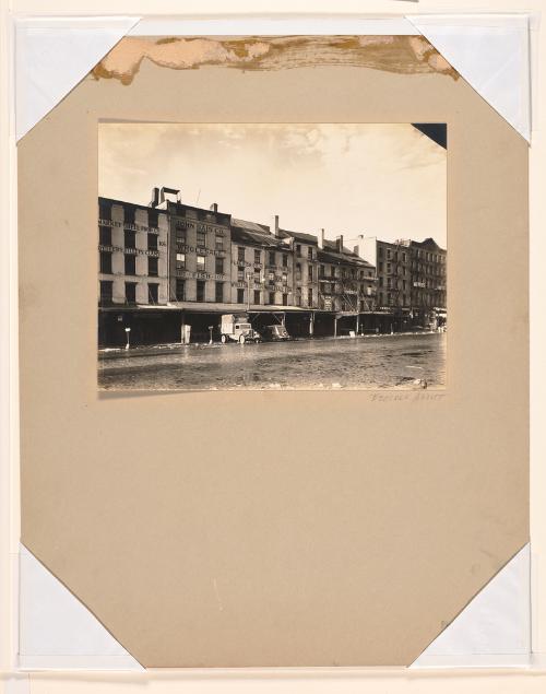 Fish Market, East Side of South Street by Berenice Abbott