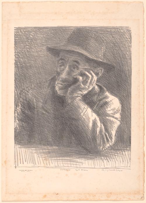 Portrait of a Man by Raphael Soyer