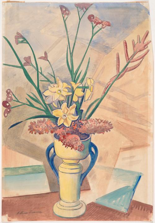 Arrangement #1 (Vase with Flowers) by William Sommer