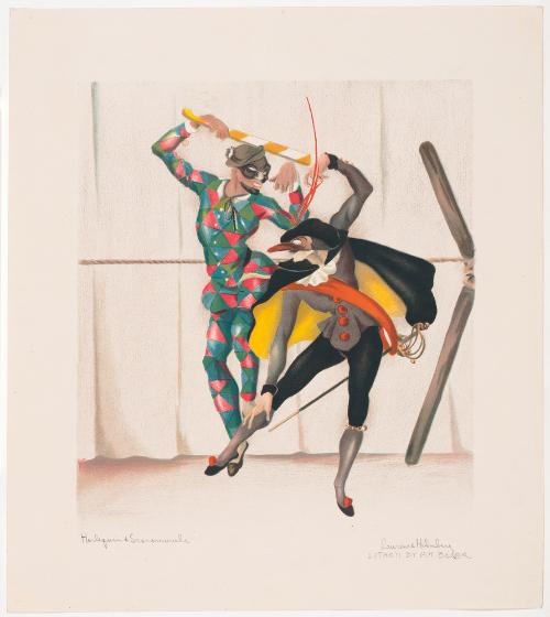 Harlequin and Scaramouch by Lawrence Holmberg