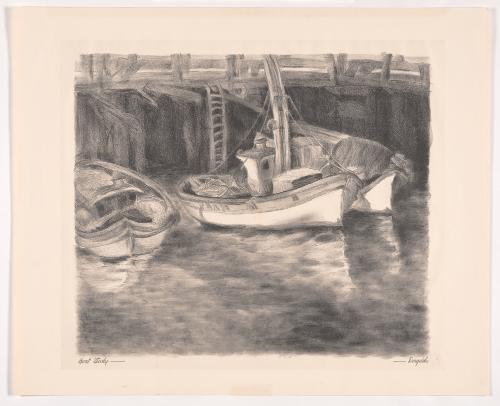 Boat Study by Marguerite Redman Dorgeloh