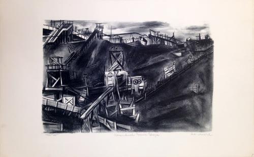 Abandoned Mine Slope by Chet Harmon La More
