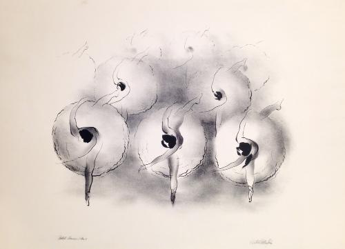 Ballet Dancer No. 5 (Ballet Dancer - No. 2, Blue Danube Group) by Arthur G. Murphy