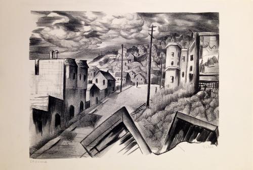 San Francisco Street Scene by Theodore C. Polos