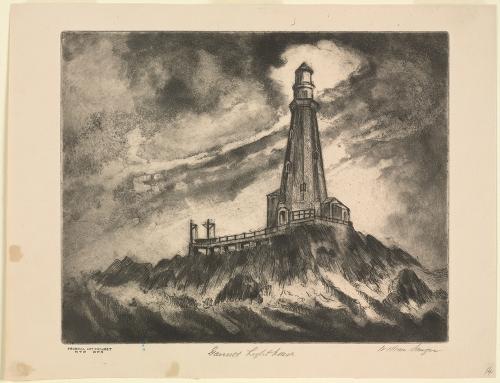 Gannet Lighthouse by William Sanger