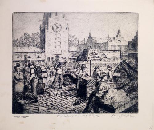 Wallabout Market Place by Harry Shokler
