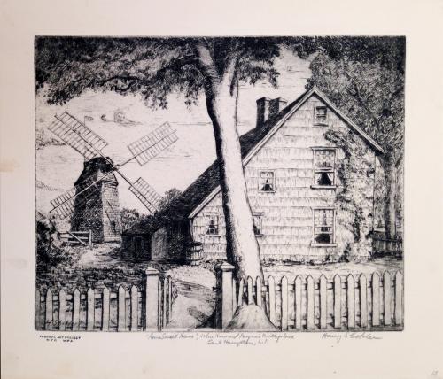 "Home Sweet Home", John Howard Payne's Birthplace East Hampton, L.I. by Harry Shokler