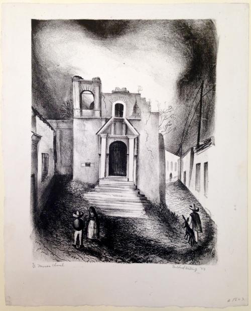 Mexican Church by Mildred Waltrip