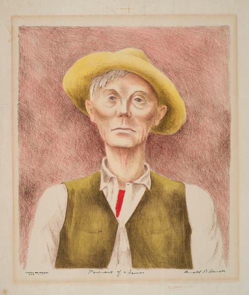 Portrait of a Farmer by Arnold Blanch