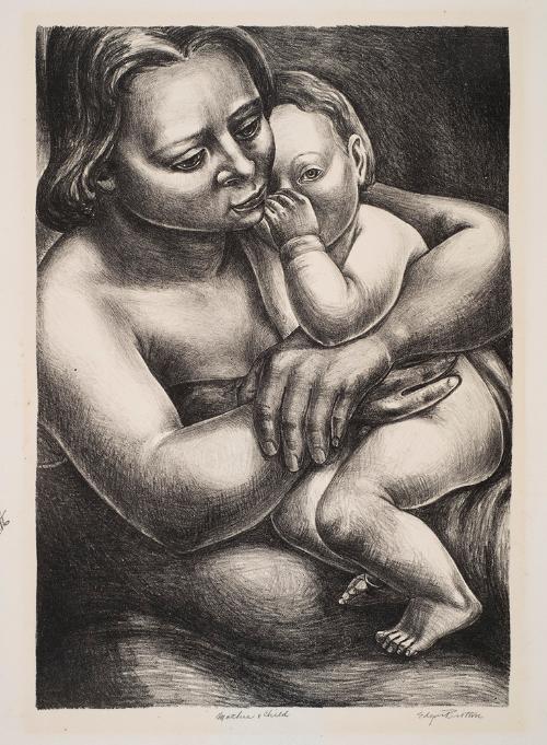 Mother and Child by Edgar Britton