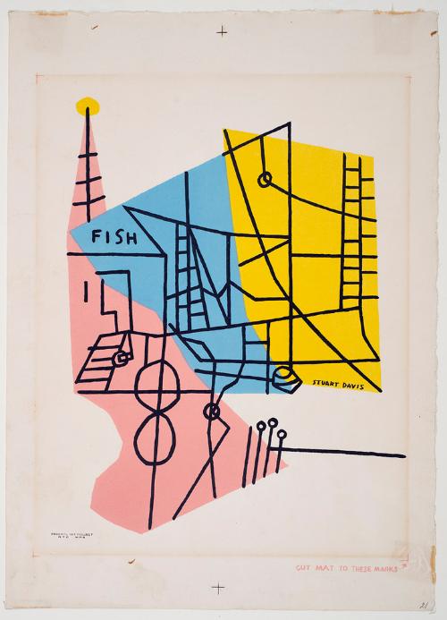 Shape of Landscape Space by Stuart Davis