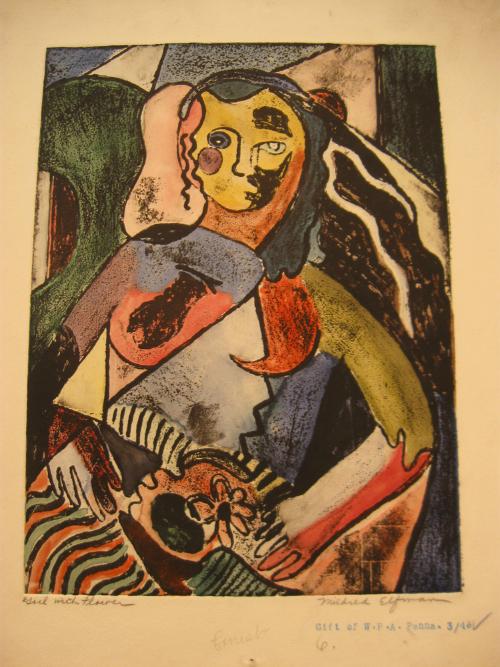 Girl with Flower [Finish 6] by Mildred Elfman