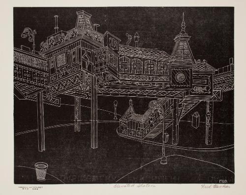 Elevated Station by Frederick G. Becker