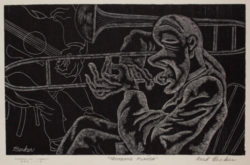 Trombone Player by Frederick G. Becker