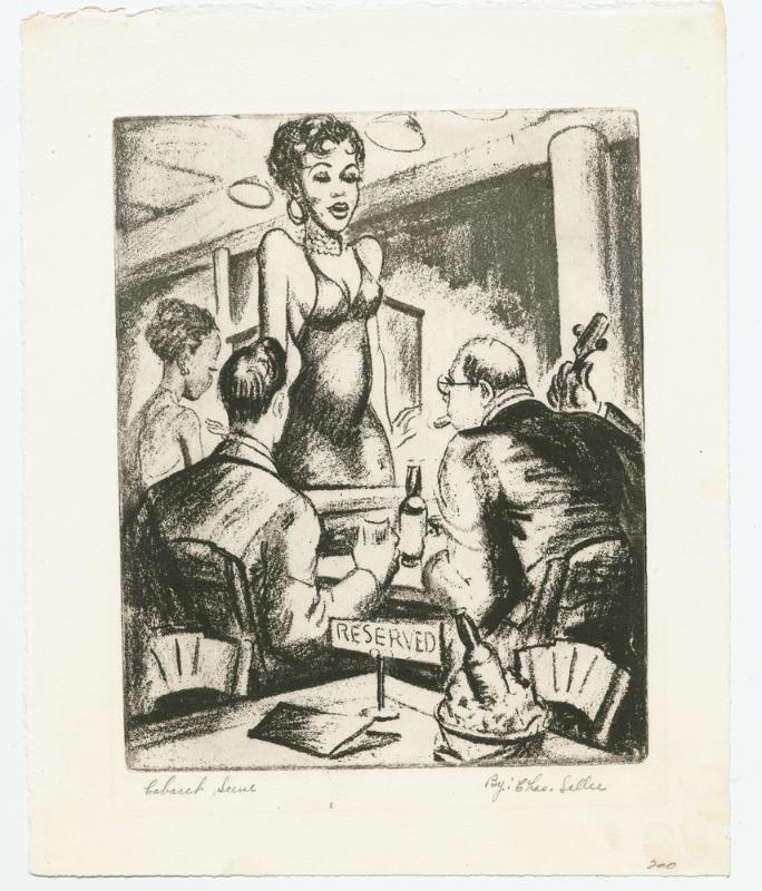 Cabaret Scene | All artworks | GSA Fine Arts Collection