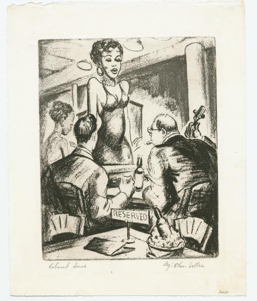 Cabaret Scene by Charles L. Sallee, Jr.