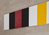 Untitled (White Black Red Yellow Blue) by Mary Corse