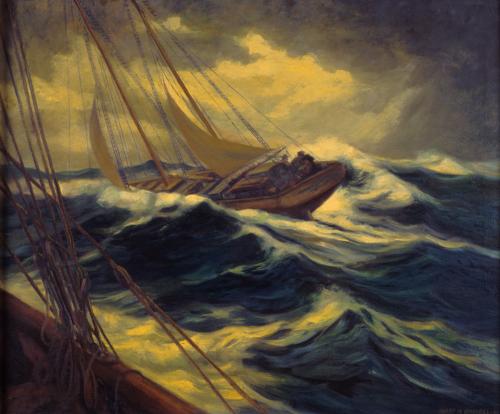 Squally Weather by Harry Mann Wadell