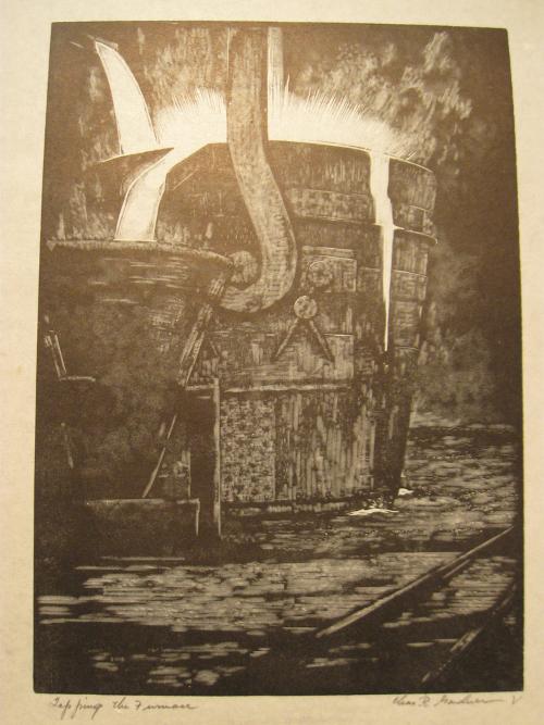 Tapping the Furnace by Charles Reed Gardner