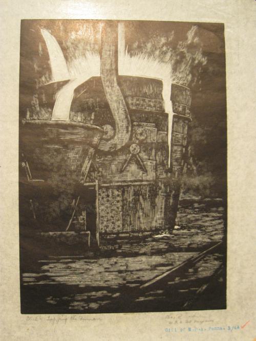 Steel- Tapping the Furnace by Charles Reed Gardner