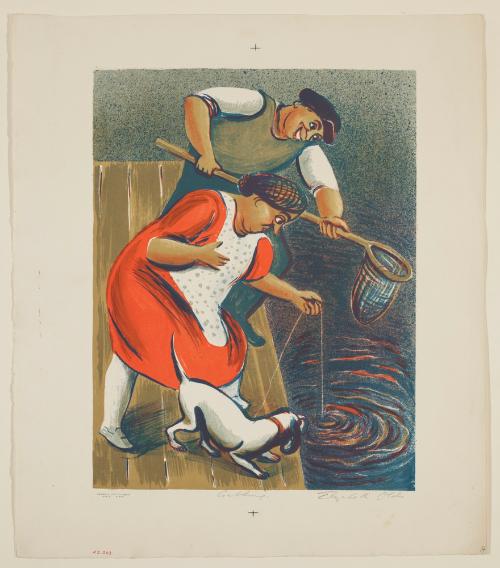 Crabbing by Elizabeth Olds