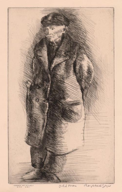 Old Man by Raphael Soyer