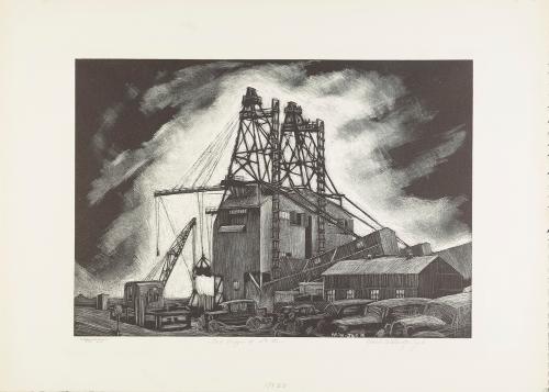 Coal Hopper at 14th Street by Mabel Wellington Jack