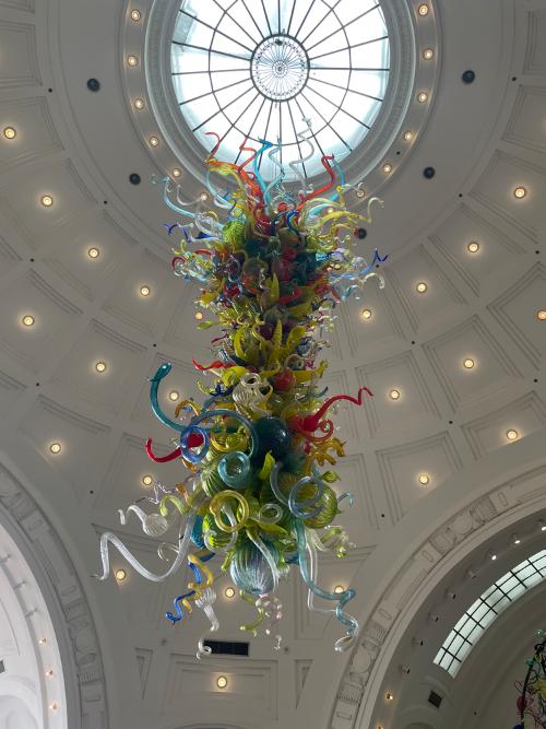 Union Station End of Day Chandelier by Dale Chihuly